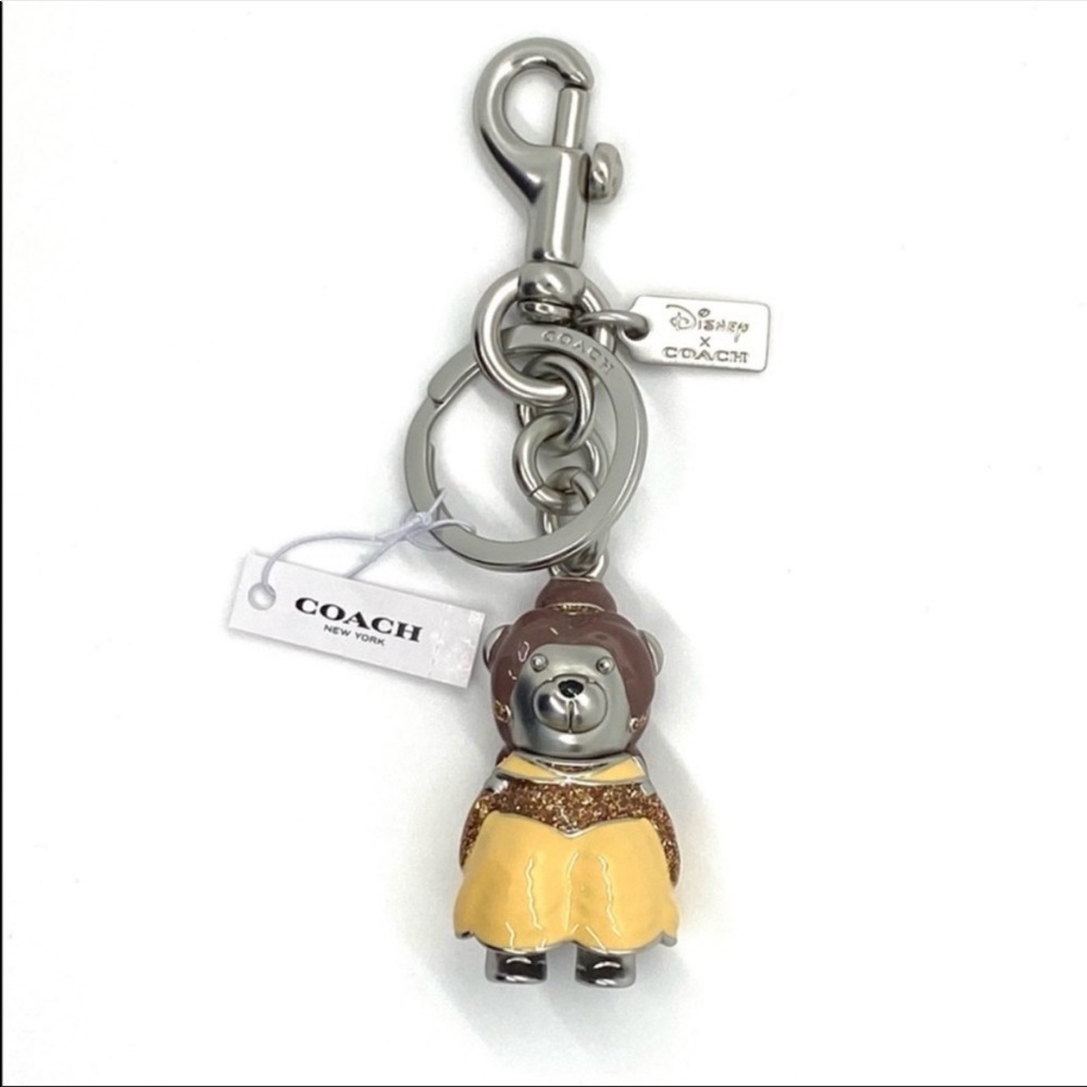 Coach Belle keychain bear